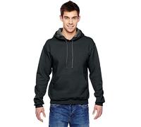 Fruit of The Loom Men's Hooded Sweatshirt,Black,Large