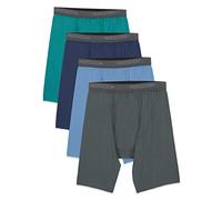 Fruit of the Loom Men's Micro-Stretch Long Leg Boxer Briefs, Assorted, 2X-Large
