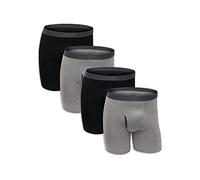 Fruit of the Loom Men's Premium COOLZONE Boxer Briefs, Black/Gray (4 Pack), Large