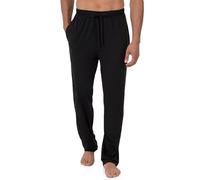 Fruit of the Loom Mens Signature Breathable Mesh Sleep Pants (Black, Medium)
