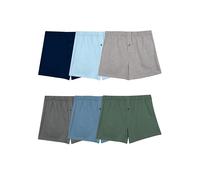 Fruit of The Loom Tag Free Knit Boxer Shorts, Relaxed Fit, Moisture Wicking, Assorted Multipacks Pantaloncino, Set di 6 Pezzi, Colori Assortiti, L Uomo