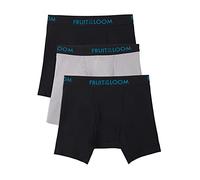 Fruit of The Loom Micro Mesh Boxer Briefs Biancheria Intima Uomo (Pacco da 3)