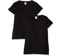 Fruit of the Loom Model_Name, Top Donna, Nero (Black), L