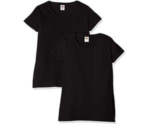 Fruit of The Loom Model_Name, Top Donna, Nero (Black), S