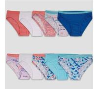 Fruit Of The Loom Mutandine In Cotone Per Ragazze Multipack