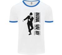 Fruit of the Loom Original Rude Boy 2Tone SKA Uomo Ringer T-Shirt