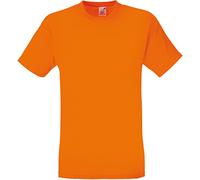Fruit of the Loom Original T., Maglietta Uomo, Arancione, Small
