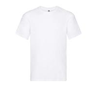 Fruit of the Loom T-shirt Uomo Original T Bianco Small - Pacco da 5