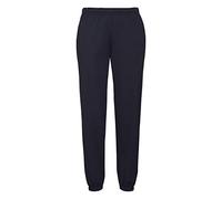 Fruit of The Loom Pantaloni da Jogging Classici da Uomo con Polsino Elasticizzato, Blu Navy Scuro, S, Blu Scuro, S