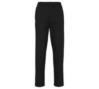 Fruit of the Loom Open Hem Lightweight Pantaloni Sportivi, Nero, L Uomo
