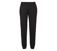 Fruit of the Loom Open Hem Lightweight Pantaloni Sportivi, Nero, XL Uomo