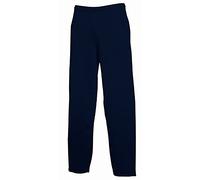 Fruit of The Loom - Pantaloni Sportivi da Ginnastica - Uomo (M) (Blu Scuro)