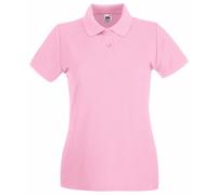 Fruit of the Loom - Polo da donna, manica corta, Donna Uomo, Light Pink, X-Small