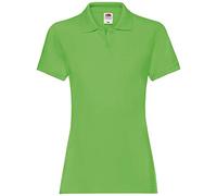 Fruit of the Loom, polo da donna Premium Lady-Fit, lime, S