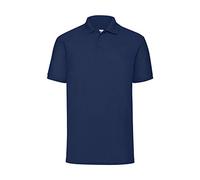 Fruit of the Loom, polo da uomo 65/35, Blu marino, S