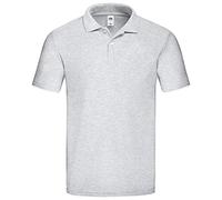 Fruit of the Loom, polo da uomo 65/35, grigio, L