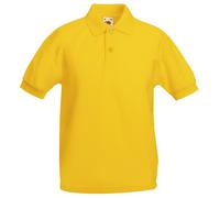 Fruit Of The Loom - Polo Manica Corta - Bambino (Confezione da 2) (BC4359)
