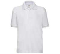 Fruit Of The Loom - Polo Manica Corta - Bambino (Confezione da 2) (BC4359)