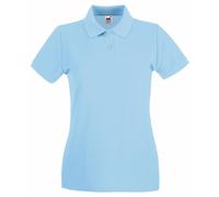 Fruit Of The Loom - Polo Manica Corta Estiva 100% Cotone - Donna