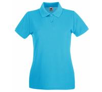 Fruit Of The Loom - Polo Manica Corta Estiva 100% Cotone - Donna (BC1377)