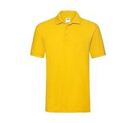 Fruit of the Loom Polo Premium S M L XL XXL 3XL anche set di colori S M L XL XXL 3XL anche set di colori, giallo., L