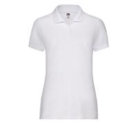 Fruit of the Loom Polo Shirt A Maniche Corte In Poliestere Cotone Per Donne