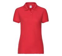 Fruit of the Loom Polo Shirt A Maniche Corte In Poliestere Cotone Per Donne