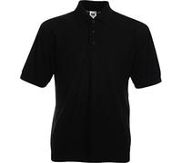 Fruit of the Loom - Polo, Uomo, Nero (Schwarz), M (50 DE)