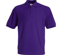 Fruit of the Loom - Polo, Uomo, Porpora (Violett), M