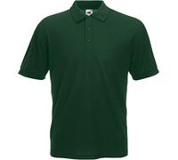 Fruit of the Loom - Polo, Uomo, Verde (Flaschengrün), 2XL