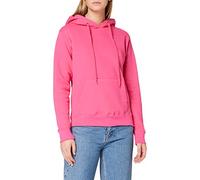 Fruit of the Loom Pull-Over Felpa con Cappuccio Classica, Rosa (Fucsia), XS Donna