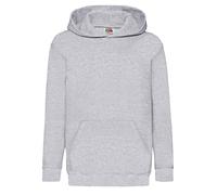 Fruit of the Loom Pull-Over Lightweight Felpa con Cappuccio, Grigio mlange, S Uomo