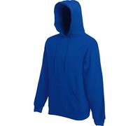 Fruit of the Loom Zip Hooded Sweatshirt Felpa con Cappuccio, Blu (Blu Reale), Medium-B Uomo
