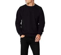 Fruit of the Loom Raglan Sweatshirt, Felpa Uomo, Nero (Black), X-Large