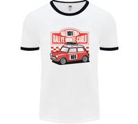 Fruit of the Loom Rallye Monte Carlo Mini Auto Uomo T-Shirt Ringer