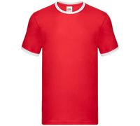 Fruit of the Loom Ringer Maglietta Contrasto Uomo (PC5566)