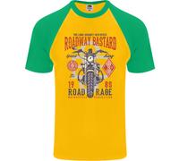Fruit of the Loom Roadway Bastard Uomo T-Shirt Manica Corta Baseball