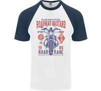 Fruit of the Loom Roadway Bastard Uomo T-Shirt Manica Corta Baseball
