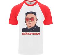 Fruit of the Loom Rocket Man Kim Jong-un Missile Test T-Shirt Baseball SxS