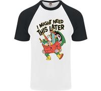 Fruit of the Loom RPG Might Need This Later T-Shirt Baseball Uomo Cotone