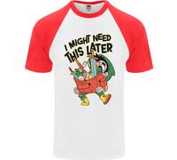 Fruit of the Loom RPG Might Need This Later T-Shirt Baseball Uomo Cotone