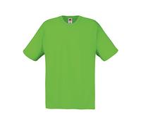 Fruit of the Loom Screen Stars Maglia Tinta Unita 100% Cotone - Uomo (M) (Verde Lime)