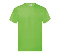 Fruit of the Loom Screen Stars Maglia Tinta Unita 100% Cotone - Uomo (M) (Verde Lime)