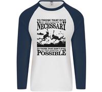 Fruit of the Loom Scuba Dive No Explanation T-Shirt Manica Lunga Baseball