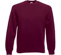 Fruit of the Loom Set in Sweat, Felpa Manica Lunga Uomo, Red (Burgundy), X-Large