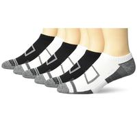 Fruit of the Loom Show Socks, Black, Mens Shoe Size: 6-12