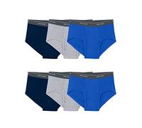 Fruit of the Loom Slip in Cotone Senza Etichetta Mutande da Uomo, Confezione da 6 - Colori Assortiti, XXL (Pacco da 6)