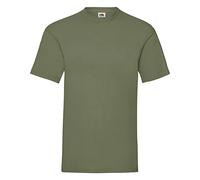 T-shirt FRUIT OF THE LOOM ricamata CHE GUEVARA 100% COTONE verde HASTA SIEMPRE