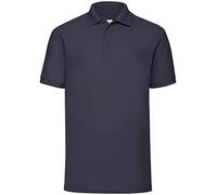 Fruit of the Loom Ss025m, Polo Uomo, Blu (Deep Navy), Medium