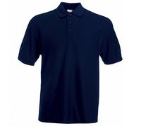 Fruit of the Loom Ss025m, Polo Uomo, Blu (Deep Navy), XXX-Large